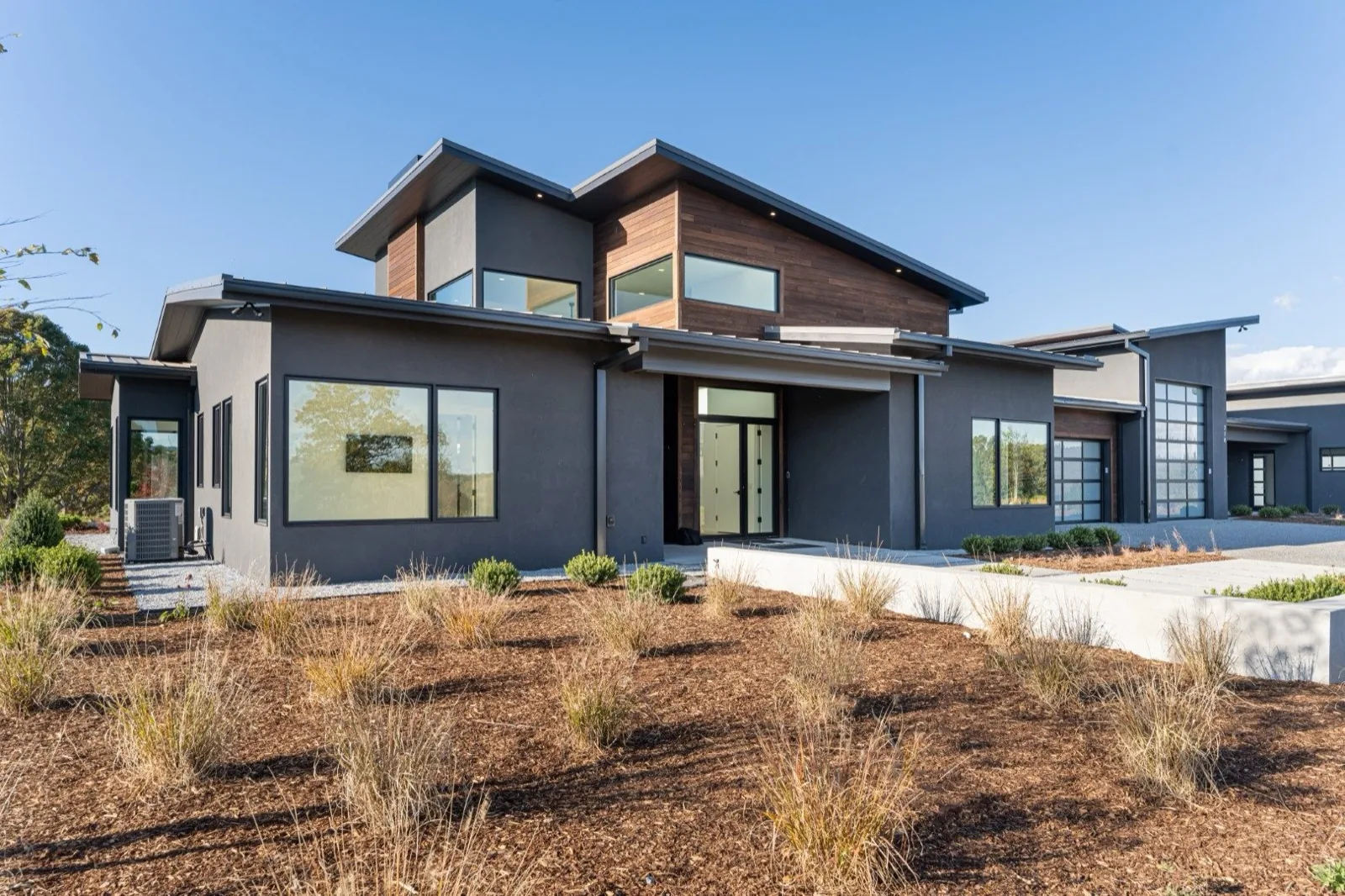 Pisgah View, a mountain modern custom home in Mills River