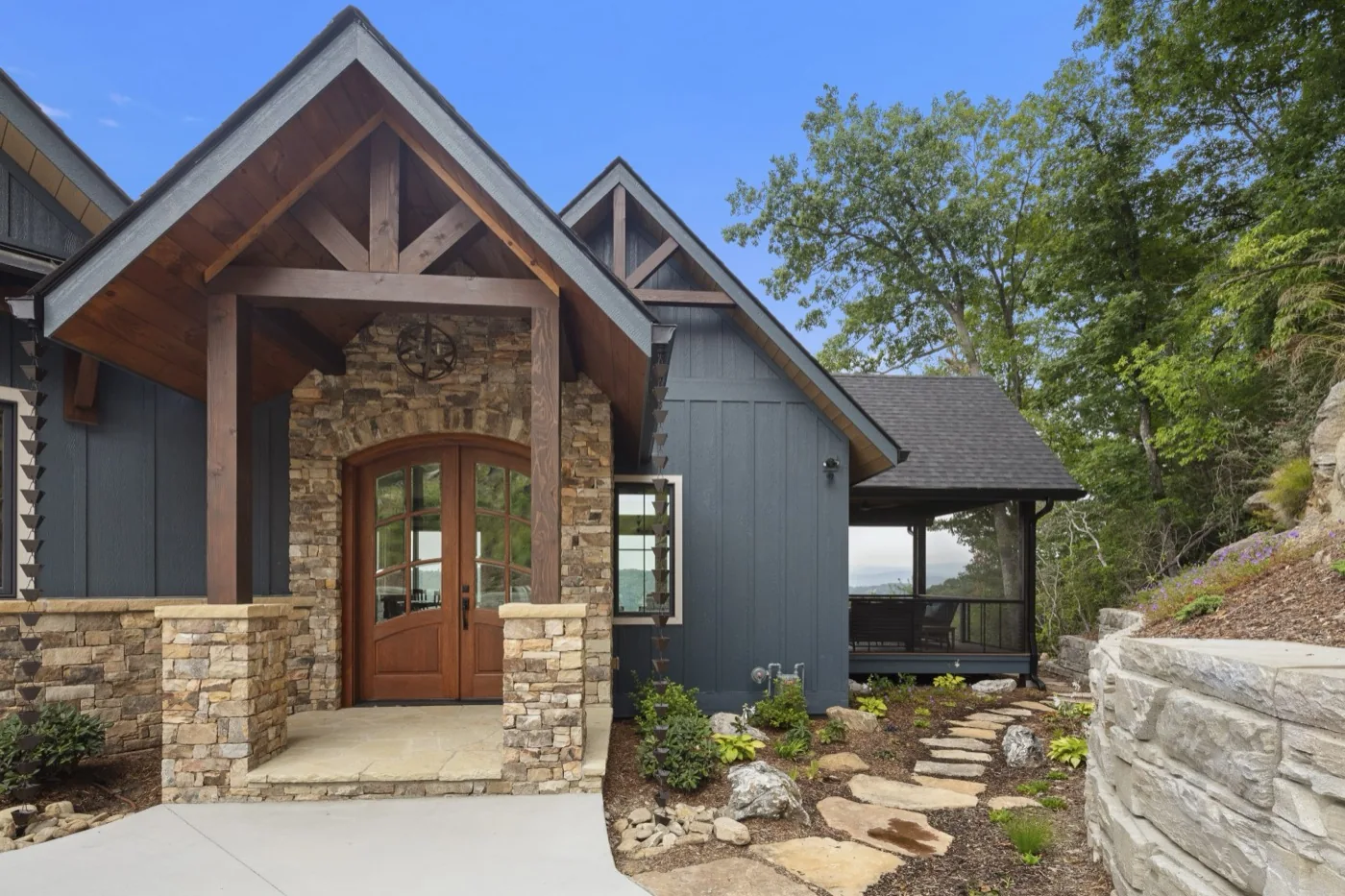Valley Views Transitional custom home